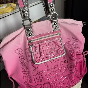 Coach Poppy Ombre Storypatch Spotlight Rhinestone